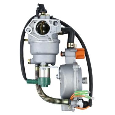 Imagem de GX160 GX200 Carburador de combustível duplo para HON-DA GX 160 200 Kit de conversão de gasolina/GLP 2KW 2,8KW 170F Bomba de água do gerador