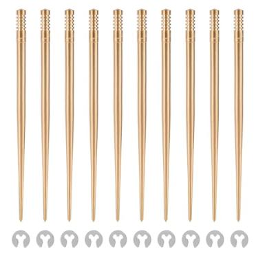 Imagem de 10 peças de jatos de agulha de carburador, jatos de carburador de cobre com clipes, kit de jato de carburador, peças de reposição para spray PW-K21-34, PE24-30