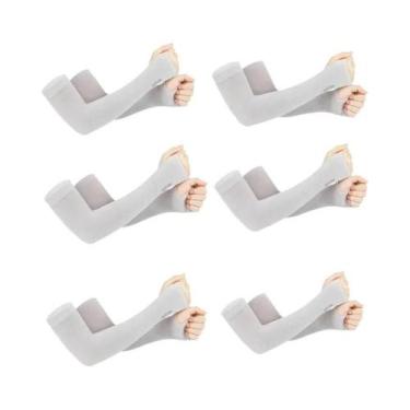 Imagem de Mangas Protetoras UV Para Homens E Mulheres, 6 Pares, Mangas Esportiva