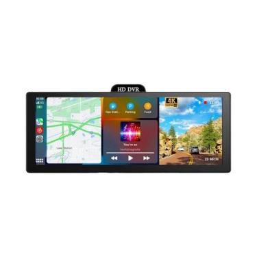 Imagem de Câmera Veicular 4K Com Duas Lentes, Tela De 11,26 Polegadas, CarPlay S