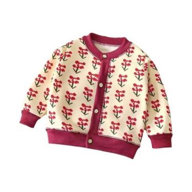 Imagem de Casaco De Malha Infantil Outono Inverno Cardigans Quentes Para Meninos