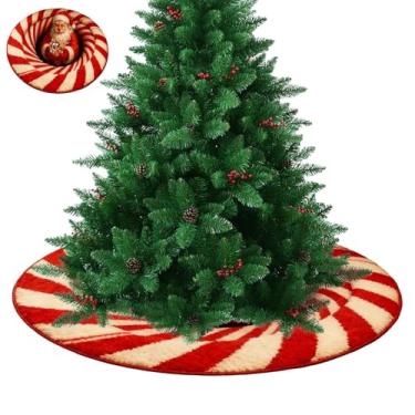 Imagem de Tapetes de Natal com Ilusão de Ótica 3D - Esteira De Entrada Anti-derrapante Macia Divertida De Natal 3D | Tapete Decorativo Festivo Para Exterior | Para Entrada Sala Quarto Casa De Banho