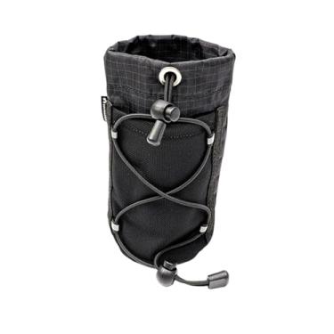 Imagem de harayaa Porta-garrafa de água portátil para mochila, versátil e ideal para corrida, ciclismo, caminhadas e pesca, Preto