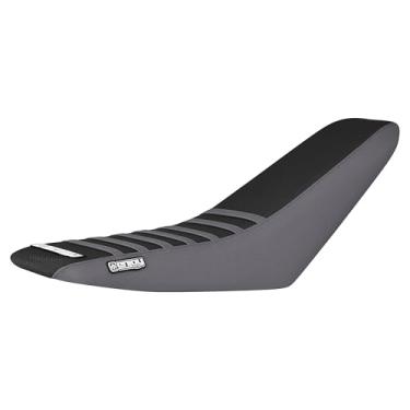 Imagem de Enjoy Mfg Capa de assento - Compatível com Riding Times GT73/GT73 Pro eMoto Bike_#540 (laterais cinza/parte superior preta/costelas cinzas)
