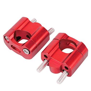 Imagem de Generic Riser de Guidão de Motocicleta Em Liga de Alumínio CNC Durável para Braçadeiras de Guidão de 22 Mm/28 Mm 1/8 pol. 7/8 pol., para Fácil Instalação, 2 Cores, Pacote de 2 para Entusiastas de