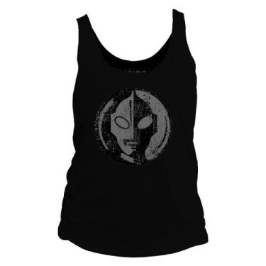 Imagem de Camiseta regata feminina Dasantigas malha 100% algodão estampa Ultrama