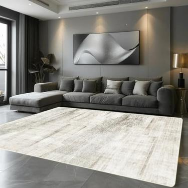 Imagem de Tapete decorativo para sala de estar, lavável, abstrato, grande, para quarto, cabeceira, tapete para corredor, sofá (160x230cm 63x90in/Flanela-6)