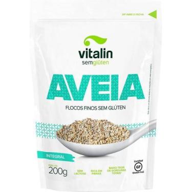 Imagem de Aveia em Flocos Finos Sem Glúten Integral Vitalin 200g