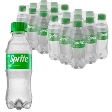 Imagem de Kit 24 Refrigerantes Sprite PET 200ml – Limão, Refrescante e Sem Cafeína