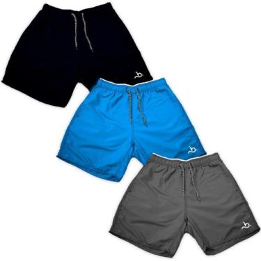 Imagem de Kit 3 Shorts Masculino Verão Corrida Básico Moda Praia - Bueno Store, 