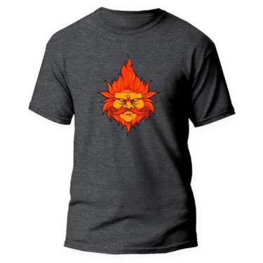 Imagem de Camiseta Basica Algodão Premium Estampada Gnomo Laranja - Pavesi, Graf