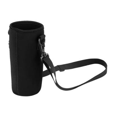 Imagem de Generic Bolsa Porta-Garrafas de água Bolsa de Transporte de Neoprene Elástica para Atividades Ao Ar Livre, Acampamento, Caminhada, Pesca, Macia e Durável para Garrafas de Tamanhos Diferentes (Altura 26cm)