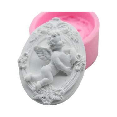 Imagem de Molde De Silicone Em Forma De Anjo Bebê Para Sabonete E Velas, Ferrame