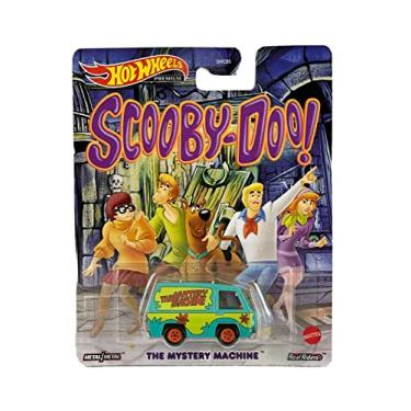 Imagem de DieCast Hot Wheels Premium 2022 Real Riders Scooby Doo The Mystery Machine 1:64 Escala Veículo Não Montado Criança