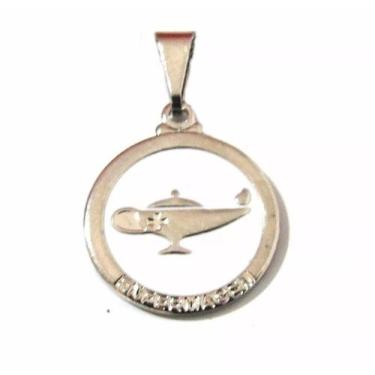 Imagem de Pingente Símbolo Enfermagem Enfermeira Níquel - Milena Folheados