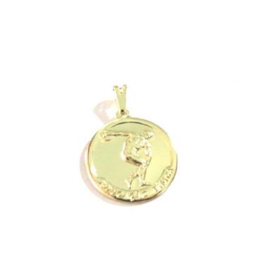 Imagem de Pingente Educação Física Academia Esporte Folheado Ouro 18k - Milena F