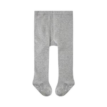 Imagem de Leggings De Bebê Em Cor Sólida Para O Outono, Meias De Tricô Com Laço 