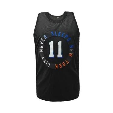 Imagem de Camiseta De Basquete Masculina Respirável No.11, Regata Casual Bordada