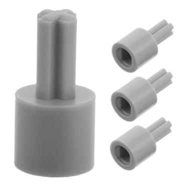 Imagem de UPKOCH 4pcs Toy Car Wheel Connectors Motor Adapter Compatible with Lego Cross Shaft Coupling for DIY Robotics and Intelligent Vehicle Projects