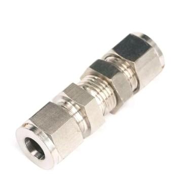 Imagem de Encaixe de tubo de compressão de ar pneumático de aço inoxidável 304 de anteparo de 3 mm para tubo O/D WWECCQIJ