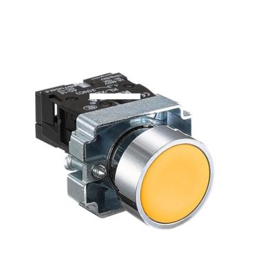 Imagem de 1 peça interruptor de botão autorreinicialização pequena cabeça de cogumelo parada de emergência 22 mm botão botão de partida em energia em XB2-BG21 XB2-BA31 XB2-BS54(XB2-BA51)