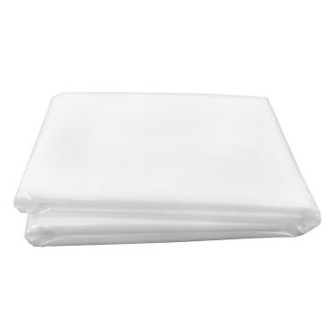 Imagem de YSMN Folha de plástico de estufa de 30 x 8 m, filme de polietileno transparente resistente de 6 mil, cobertura para jardinagem, agricultura