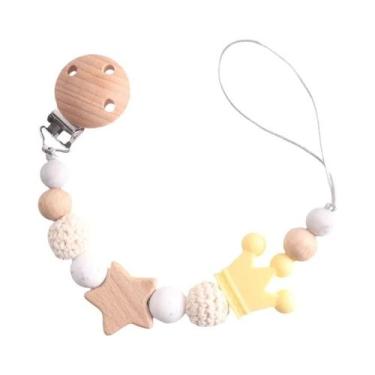 Imagem de Corrente De Mordedor Para Bebês Com Pérolas De Silicone E Clip Para Ch