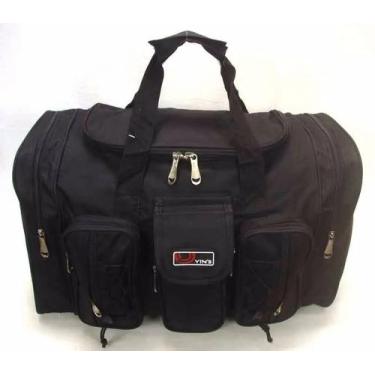 Imagem de Bolsa Viagem Sacola Média Reforçada Esportiva - Yin'S, Preto, único