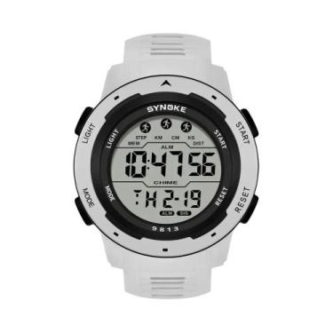 Imagem de Relógio Esportivo Digital Masculino À Prova d'Água 50M Com Tela Grande