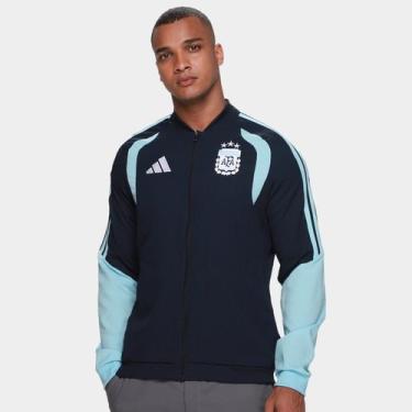 Imagem de Jaqueta Seleção Apresentação Argentina 2026 Adidas Masculina, Azul, GG