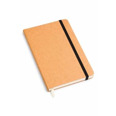 Imagem de Caderno Sem Pauta Grande A5 14x21 80 Folhas Caderneta de Anotações Capa Emborrachada(Kraft sem pauta)