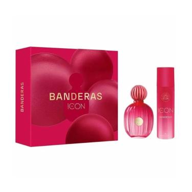 Imagem de Kit Coffret Banderas The Icon Edp Perfume Feminino e Dêo Colônia-Feminino