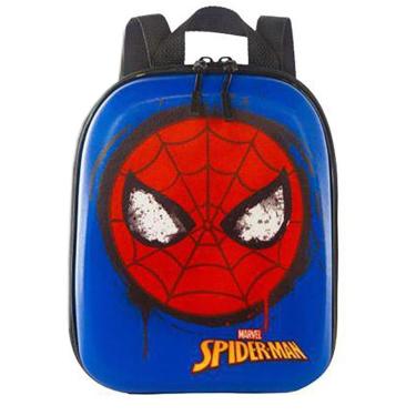 Imagem de Mochila Pequena Maxtoy 3D Homem Aranha Azul-Unissex