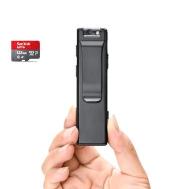 Imagem de Câmera Policial Esportiva 1080p Externa Corpo Colete 128gb