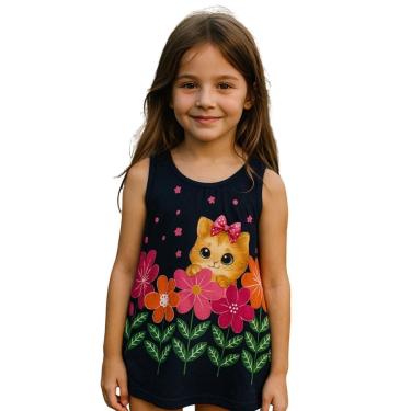 Imagem de Vestido Regata Estampado Infantil Menina Kyly-Feminino