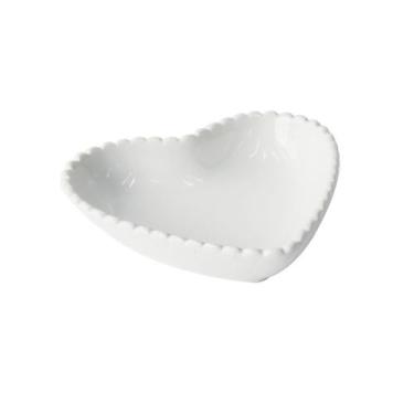 Imagem de Porta Jóia Coração De Cerâmica 16x15x4cm - Interponte