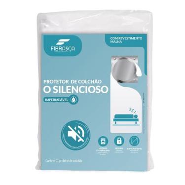 Imagem de Protetor Capa De Colchão De Casal Queen Impermeável silencioso Fibrasc