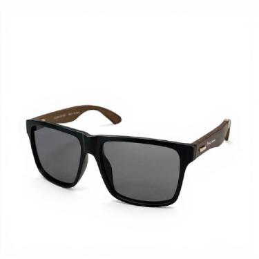 Imagem de Óculos De Sol Hang Loose Bambu Escuro Preto Original Tamanho:ÚnicoCor:
