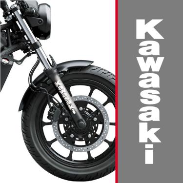 Imagem de Adesivo Para Bengala De Moto Kawasaki Branco Branco