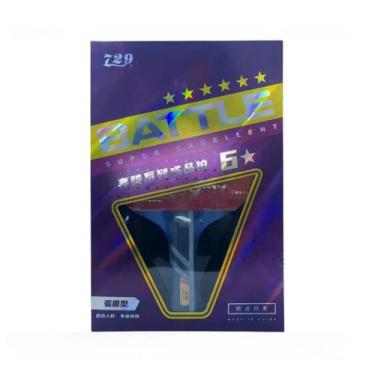 Imagem de Raquete De Ping Pong Profissional Equilibrada Estrutura Em Carbono Con