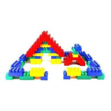 Imagem de Blocos de montar 150 peças reiblocks brinquedo educativo