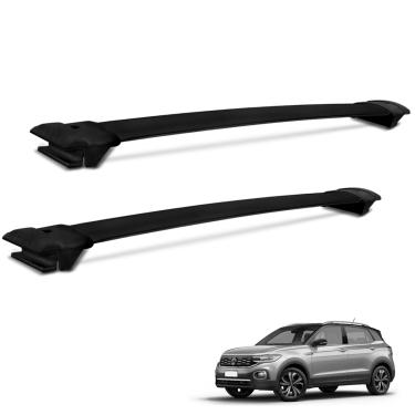 Imagem de Rack Travessa de Teto T-Cross 2020 a 2025 Alumínio Preto