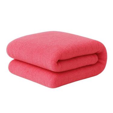 Imagem de Manta Casal Lisa Microfibra Toque Macio 180x200cm Admirare 170 gramatu