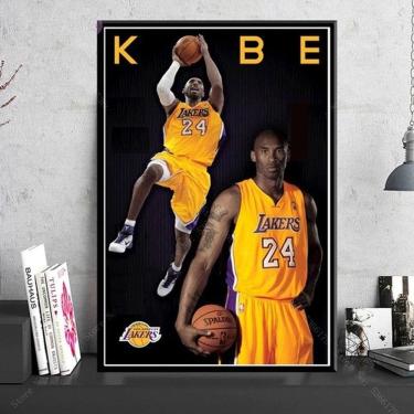 Imagem de Quadro: arte de parede, pintura, tela, Kobe Bryant, 40x60cm