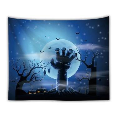 Imagem de Tapeçaria Resurrection Horror Halloween 150x150cm em microtecido - yiw