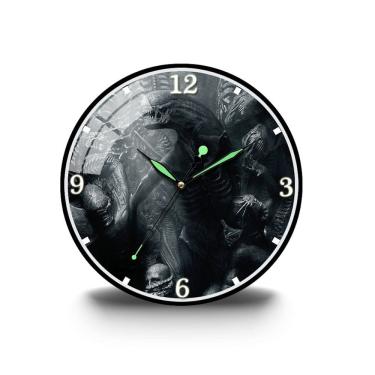 Imagem de Relógio de parede Predators Anime Silent Non Ticking 30cm Metal