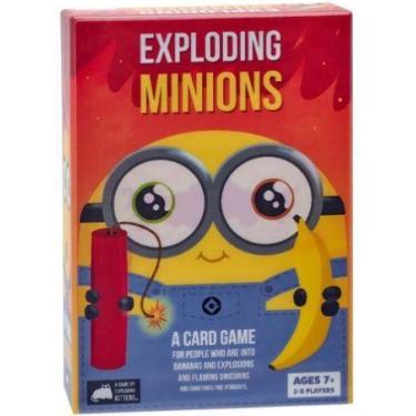 Imagem de Jogo de cartas Explodings Minions Fun Family para adultos, adolescente