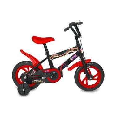 Imagem de Bicicleta Infantil Aro 12 Com Rodinhas De Apoio, Freio Seguro E Design