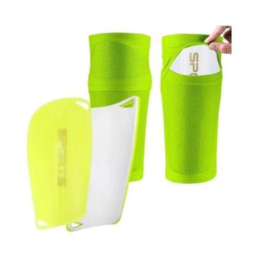 Imagem de Caneleiras De Futebol Para Crianças E Jovens Com Mangas Para Meninos, 