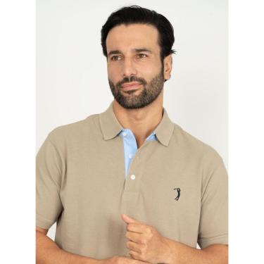 Imagem de Camisa Polo Soft Khaki Lisa Aleatory-Masculino
